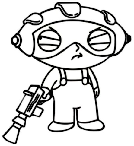 444x484 Family Guy Stewie Scarface