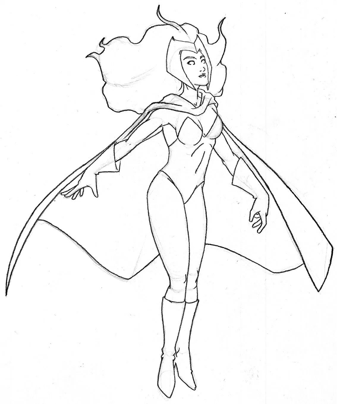 1134x1361 Scarlet Witch Coloring Pages Avengers Page Dak Path 2fprint