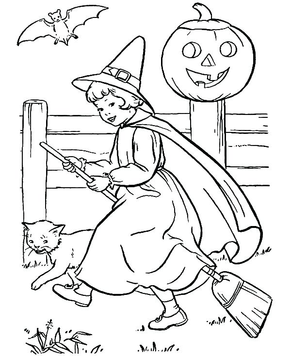 600x734 Witch Coloring Pages Cute Little Witch Coloring Pages Scarlet