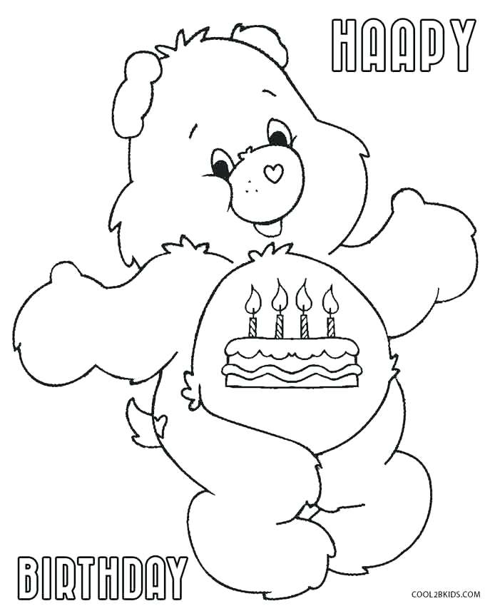 687x850 Bear Color Page Scare Up Some Fun Care Bears Coloring Page Teddy