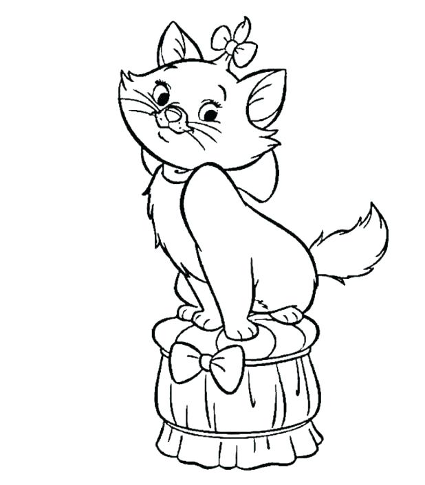 618x706 Black Cat Coloring Page Scared Cat Cartoon Coloring Pages Scared