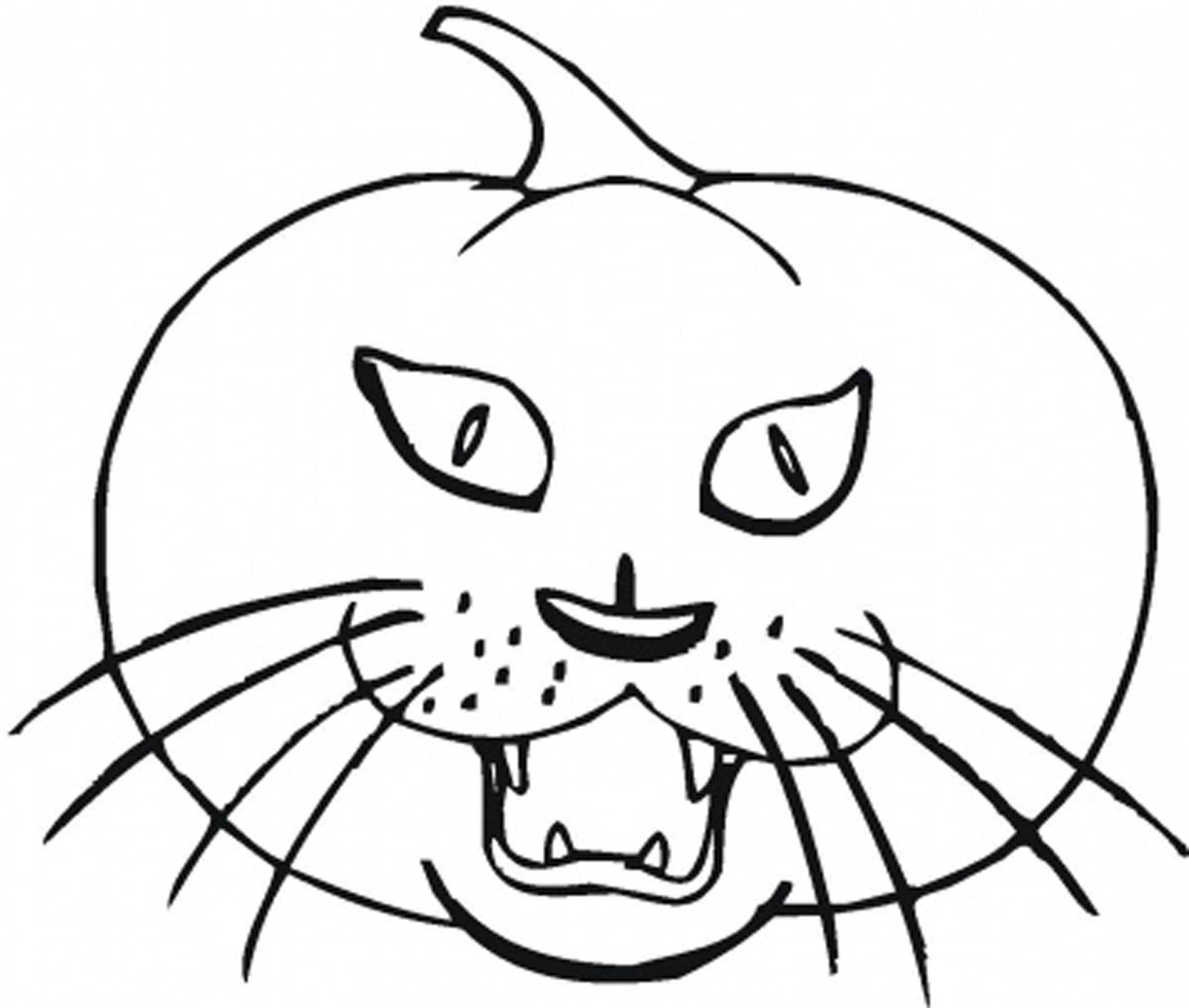 2550x2161 Appealing Halloween Coloring For Scary Cat Concept And Page Style
