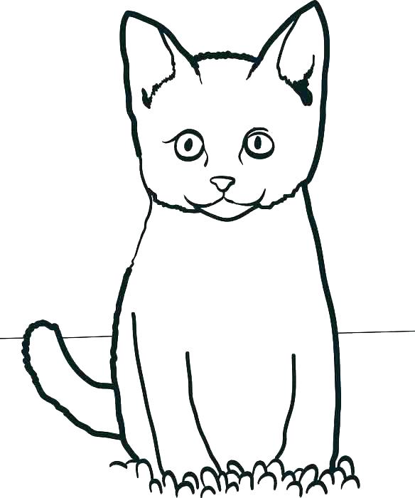 584x700 Black Cat Coloring Page Witch And Black Cat Coloring Pages