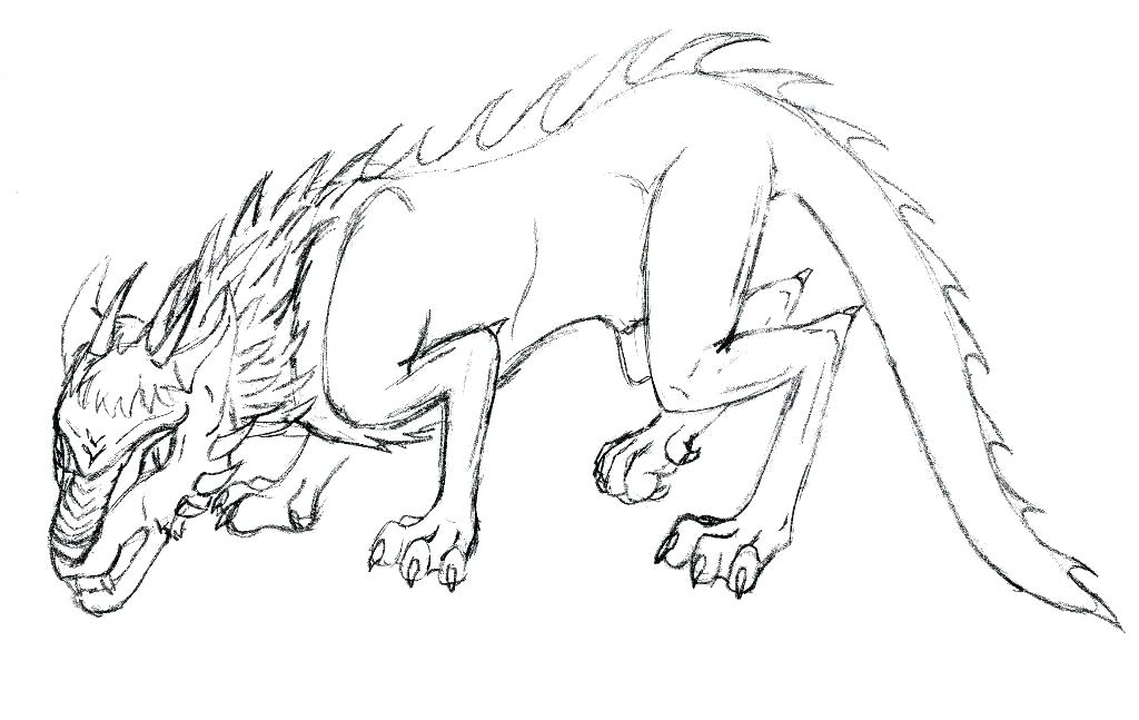 1024x647 Scary Dragon Coloring Pages Free Dragon Coloring Pages Scary