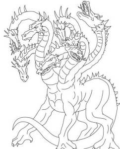 242x300 Color The Dragon Coloring Pages In Websites Scary Kids