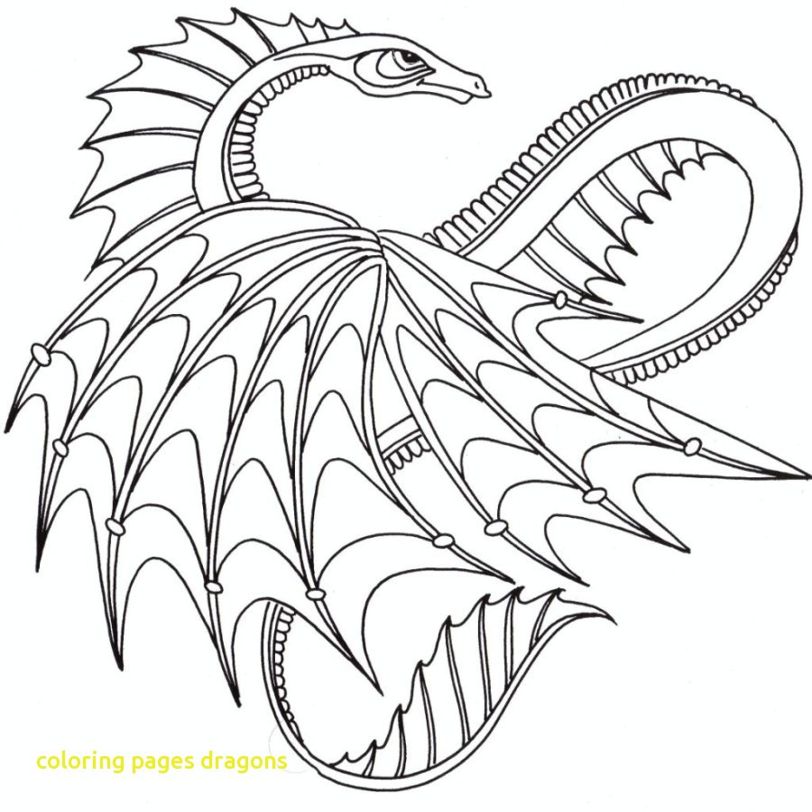 900x900 Colorful Scary Dragon Coloring Pages Realistic 975