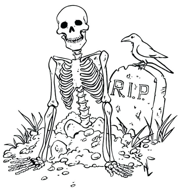 613x647 Very Scary Ghost Coloring Pages Free Printable For Kids Page