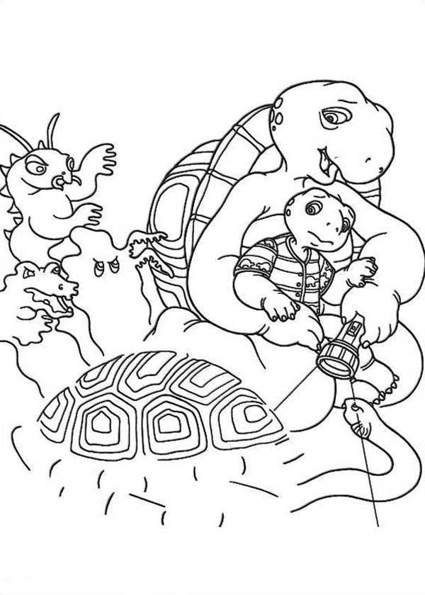 600x840 Father Of Franklin The Turtle Protect Him From Scary Ghost