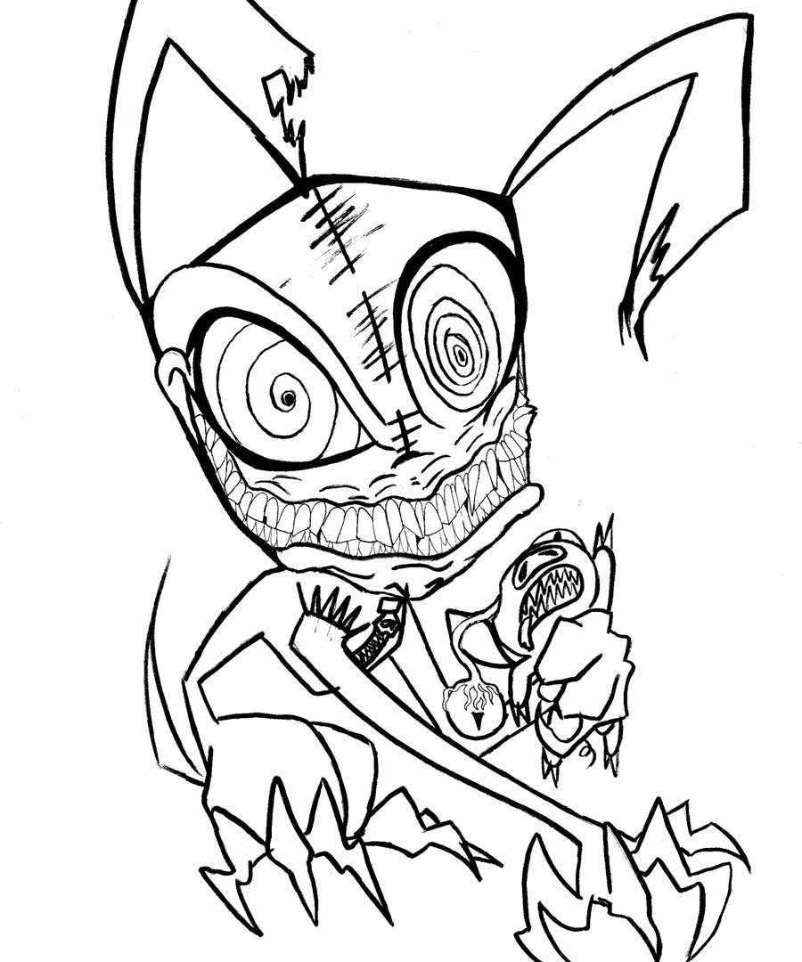 900x1080 Cool Creepy Halloween Coloring Pages Printable Adult Super Scary