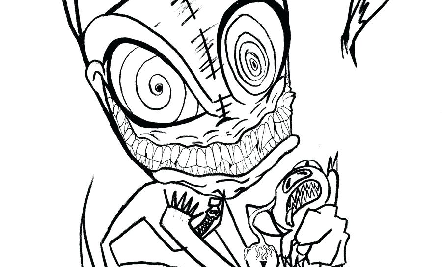 900x544 Scary Halloween Coloring Pages Printables Cool Creepy Coloring