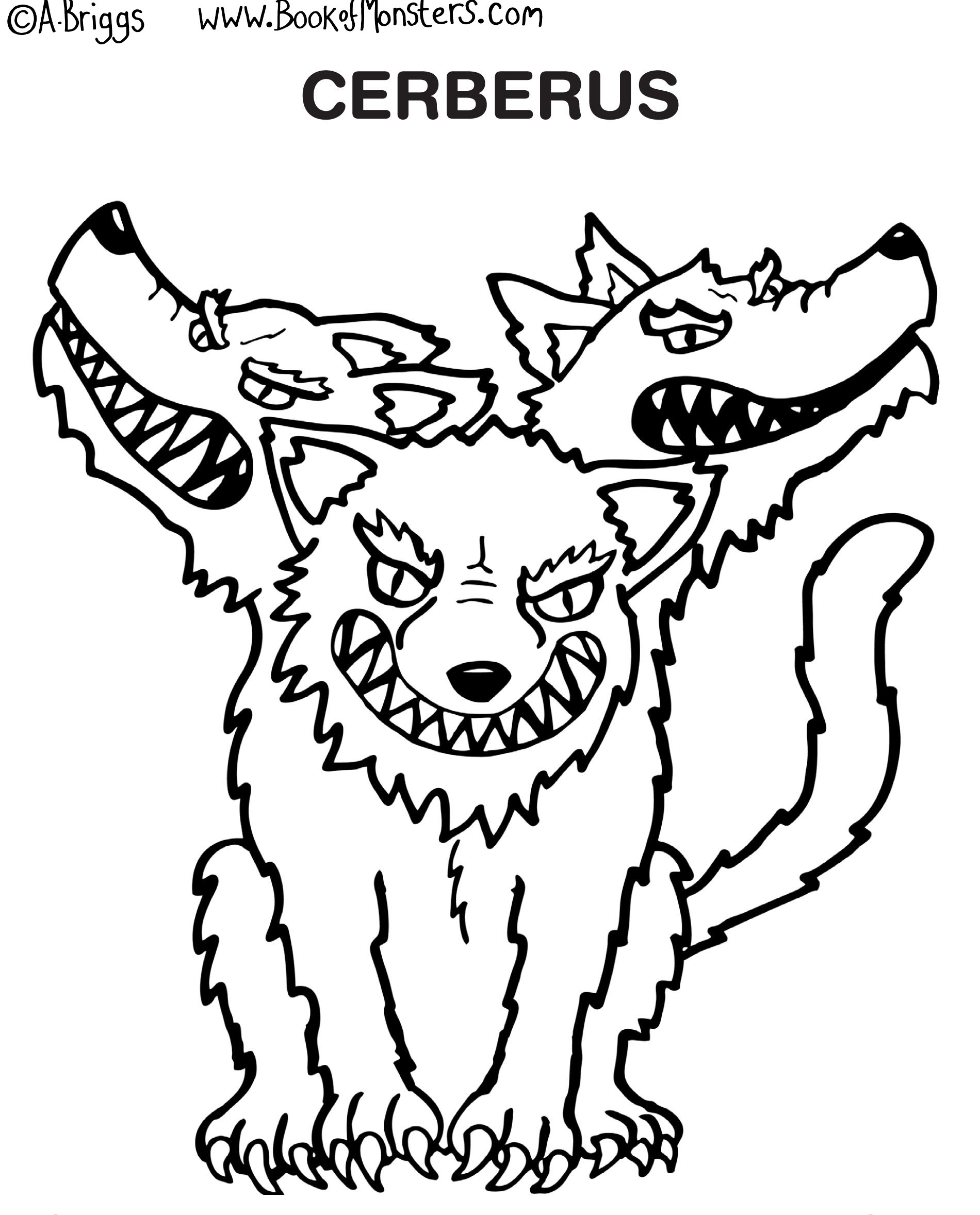 Scary Monster Coloring Pages