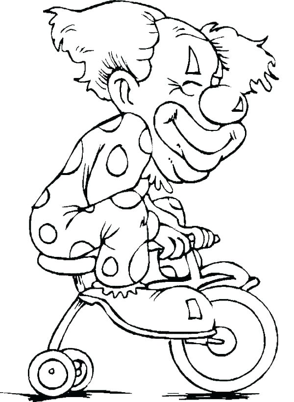 600x820 Scary Monster Coloring Sheets Kids Coloring Clown Printable