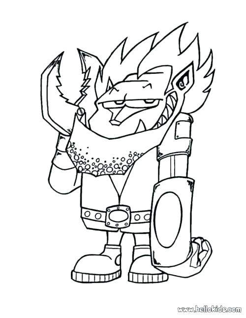 500x646 Halloween Monster Coloring Pages