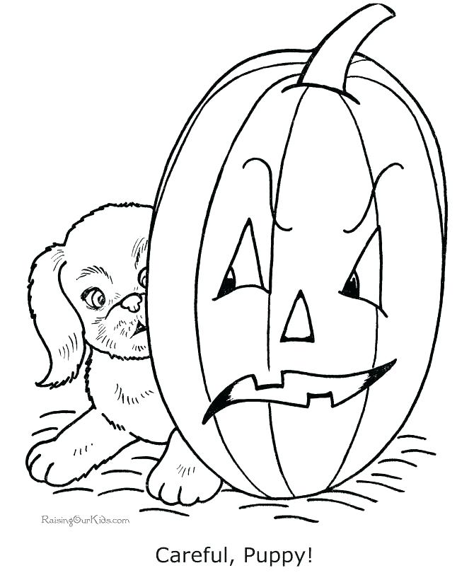 670x820 Scarecrow Color By Number Pumpkin Color Pages Printable Free