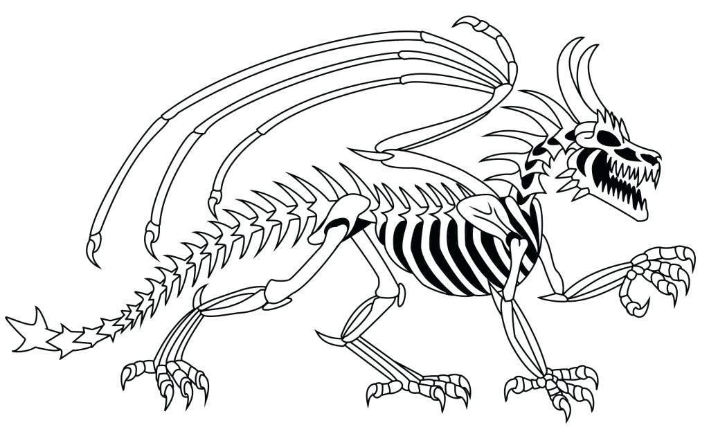 1024x627 Scary Skeleton Coloring Pages Scary Skeleton Coloring Pages