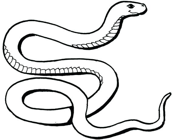 Scary Snake Coloring Pages