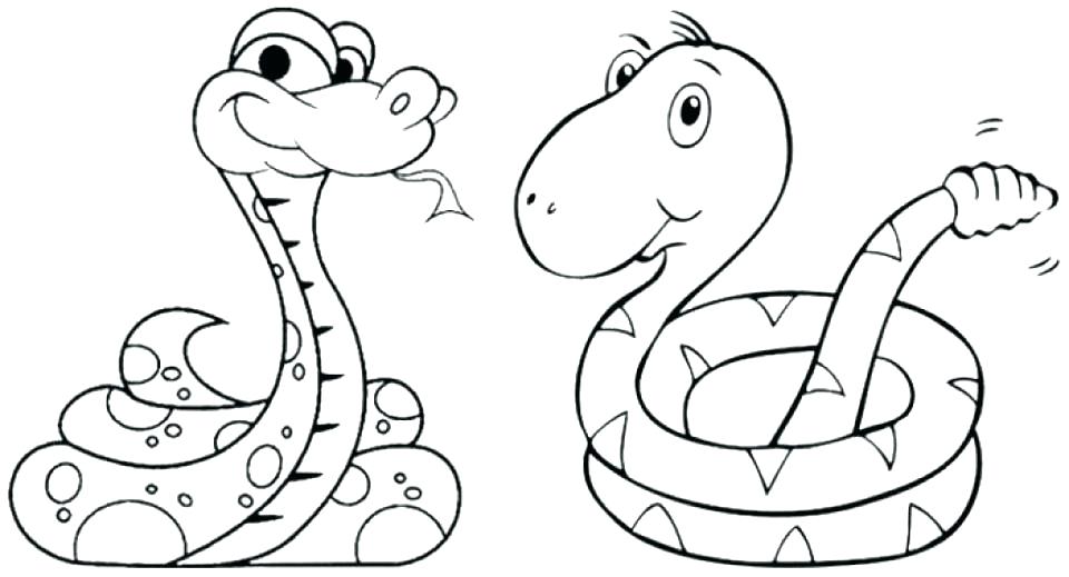 960x519 Coloring Pages Snakes
