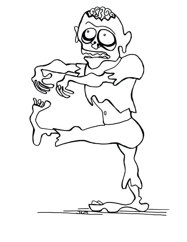 600x776 Zombie Coloring Pages Hobo Zombie In Plant Vs Zombie Coloring Page
