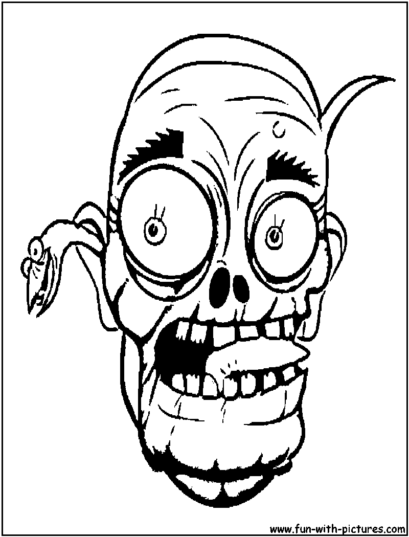 800x1050 Halloween Zombie Coloring Pages