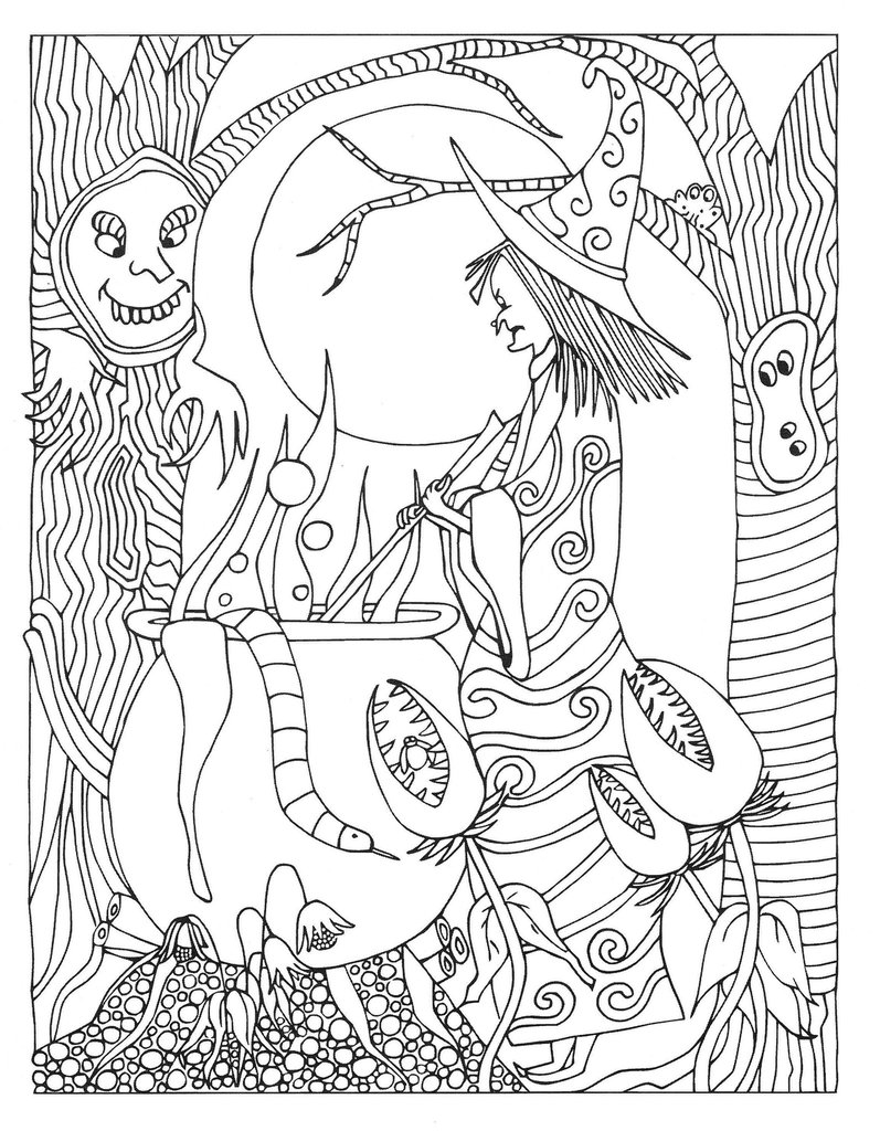 Scavenger Hunt Coloring Pages