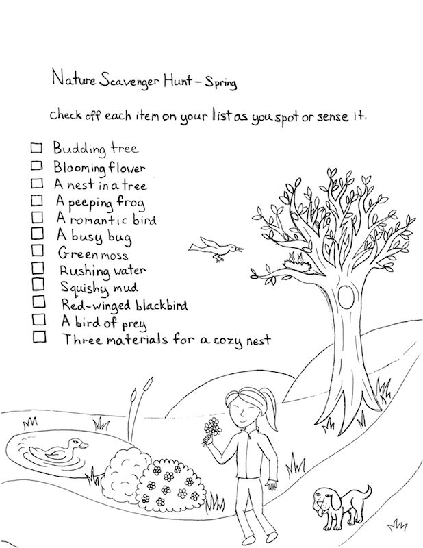 618x800 Hannah, Age 10, Created This Free Spring Nature Scavenger Hunt