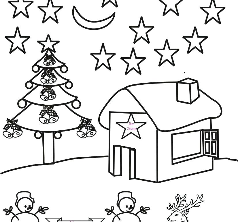 826x768 Winter Scene Coloring Page Jungle Scene Coloring Page Free