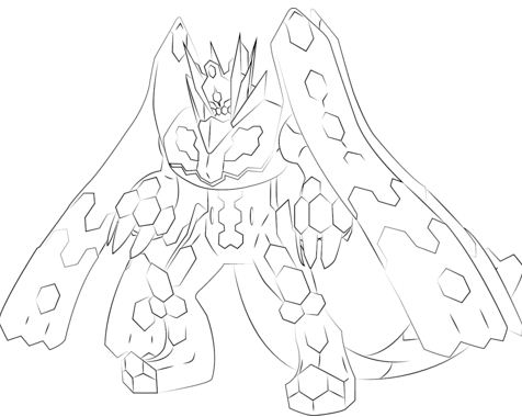 476x380 Sceptile Coloring Page