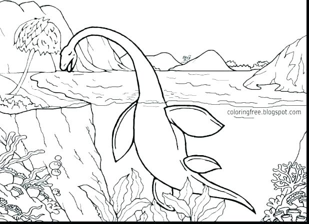 618x449 Jurassic Park Coloring Pages