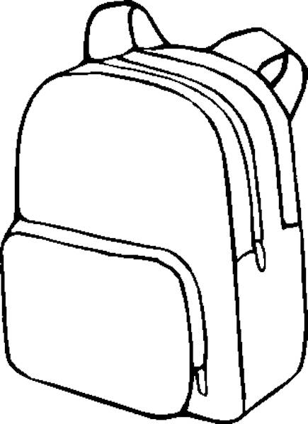435x600 Bag Coloring Page 14 Places To Find Free Back To School Coloring