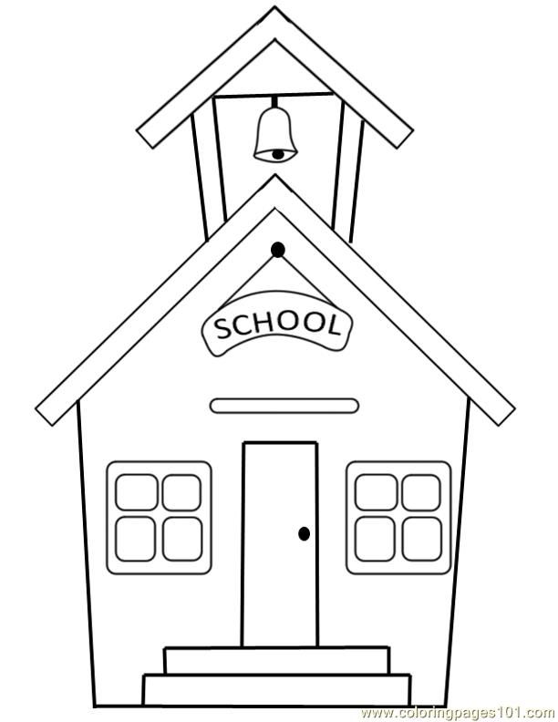 612x792 School Building Pre K School Building, School