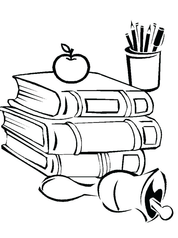 600x801 Back To School Coloring Sheets