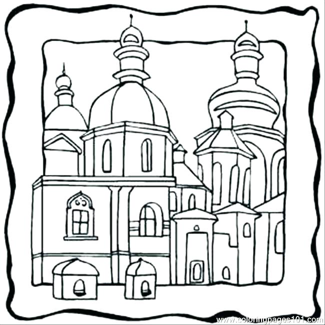650x650 Building Coloring Pages Building Coloring Page Building Coloring