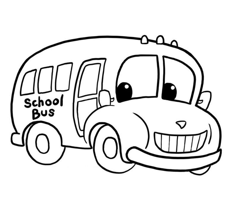 School Bus Coloring Page