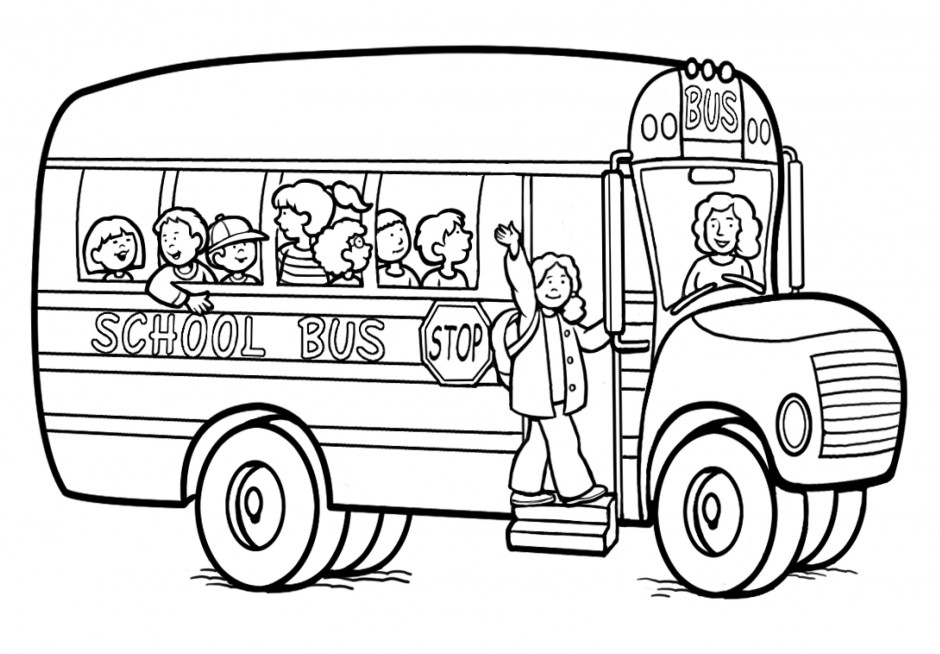 940x654 26 Elegant Bus Coloring Page Logo And Design Ideas