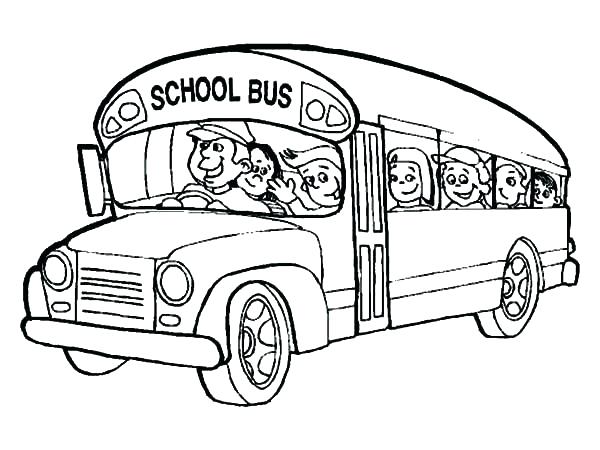 600x450 School Bus Pictures To Color Coloring Picture Of A Bus Coloring