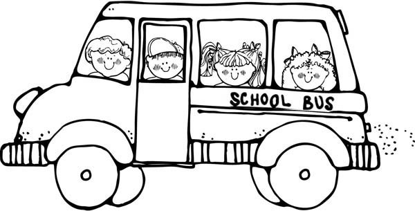 600x305 School Bus Coloring Page Free Printable Pages Colouring 33034
