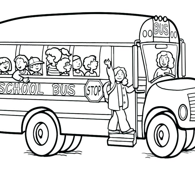 678x600 School Bus Coloring Page School Bus Coloring Page Printable Bus