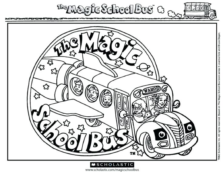 736x569 School Bus Coloring Page