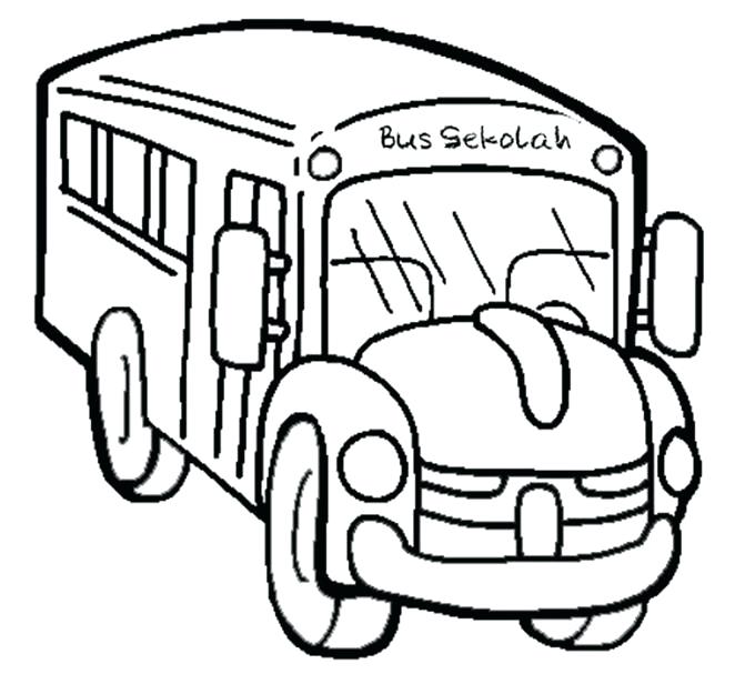 671x607 School Bus Coloring Page Coloring Pages School Bus School Bus