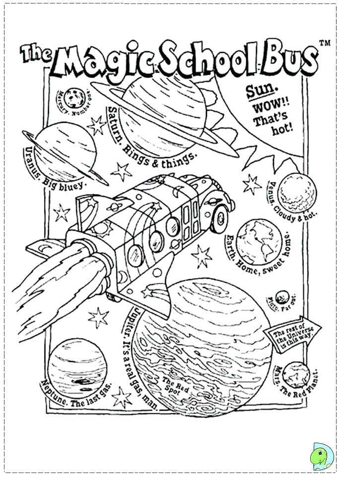 691x960 School Bus To Color
