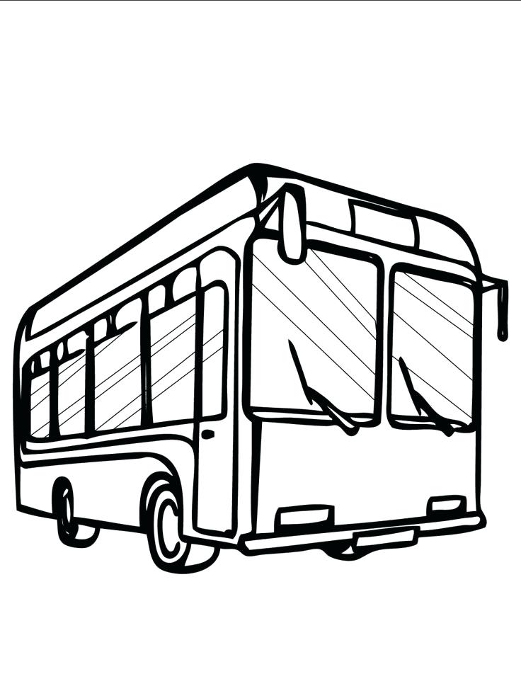 736x952 Bus Coloring Pages Best School Bus Coloring Page Picture Bus