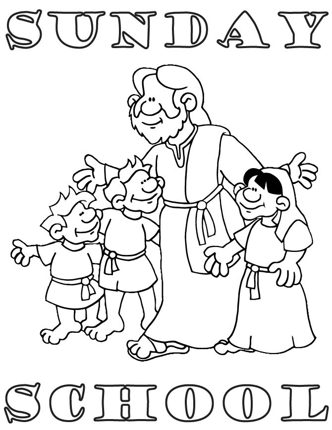 670x867 Sunday Schoo Simple Sunday School Coloring Pages Kids