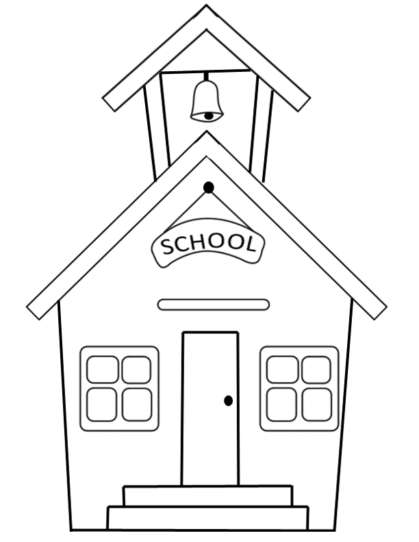 612x792 Coloring Picture Of A School 17 Back To School Coloring Page Free
