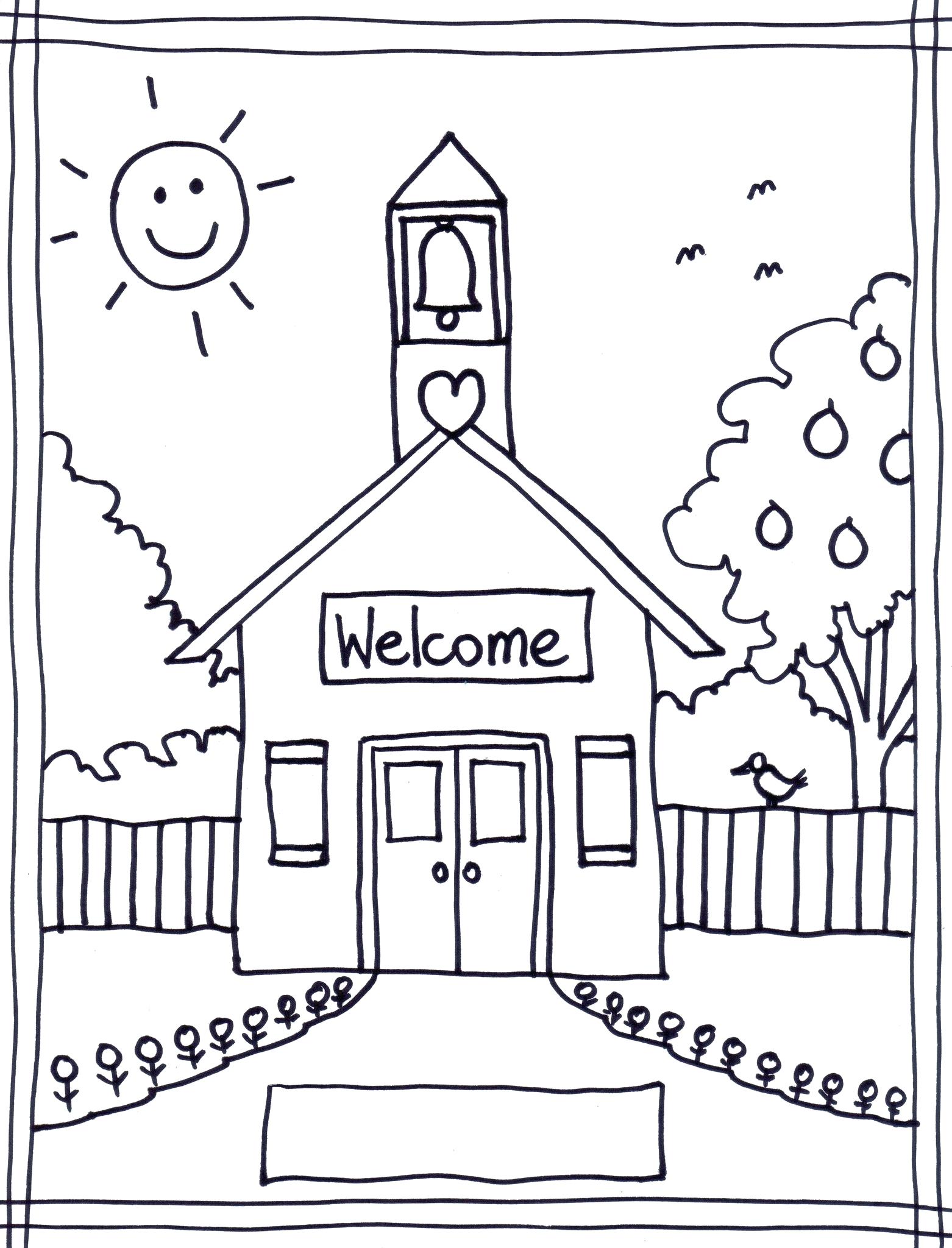 School Coloring Pages To Print
