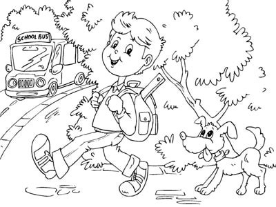 400x300 Back To School Coloring Pages For First Grade