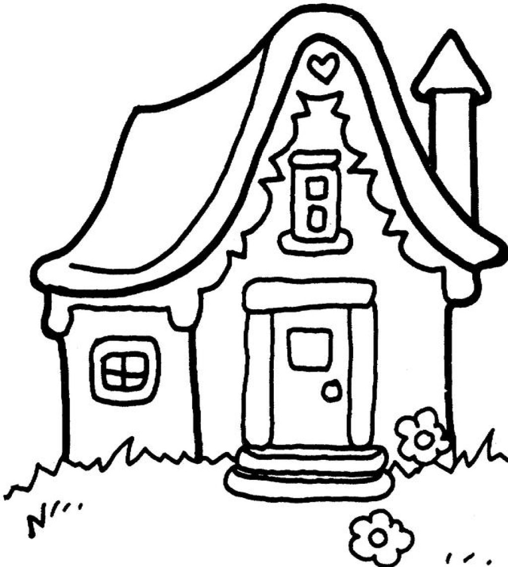 1024x1144 School House Coloring Pages Clipart Panda Free Images Arresting