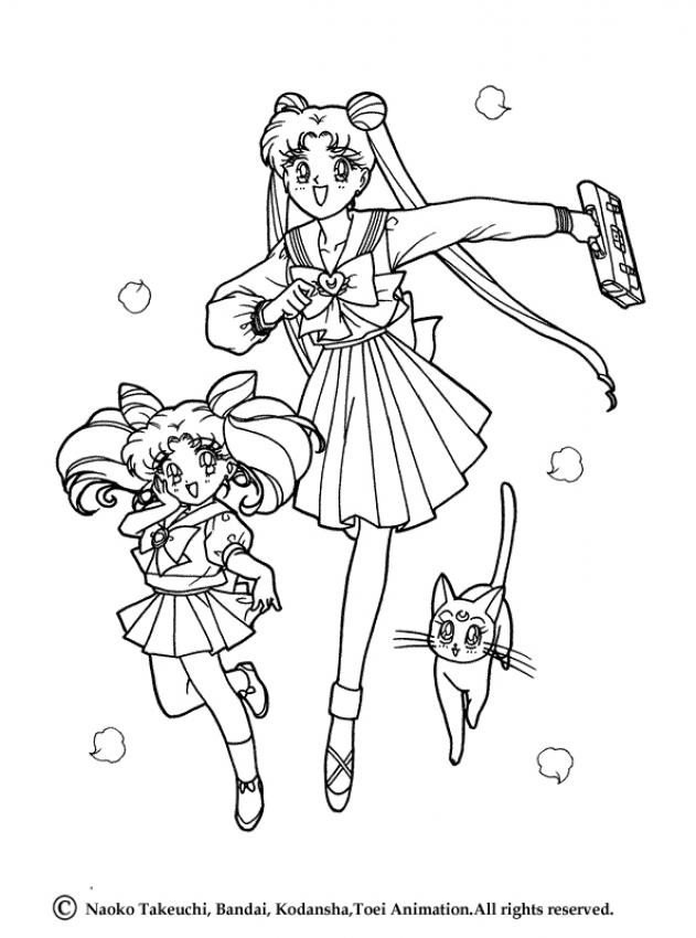 631x850 Sailor Moon Coloring Pages
