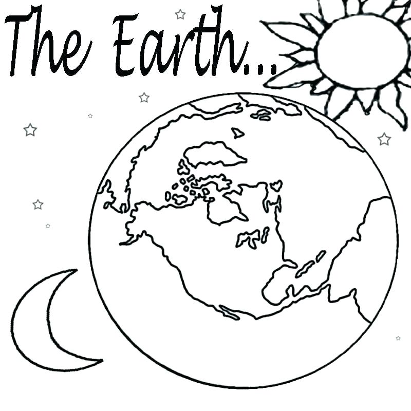 800x800 Science Free Coloring Page Coloring Page Of Earth Planet Earth