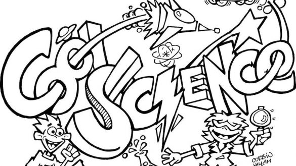 585x329 Scientist Coloring Pages Science Equipment