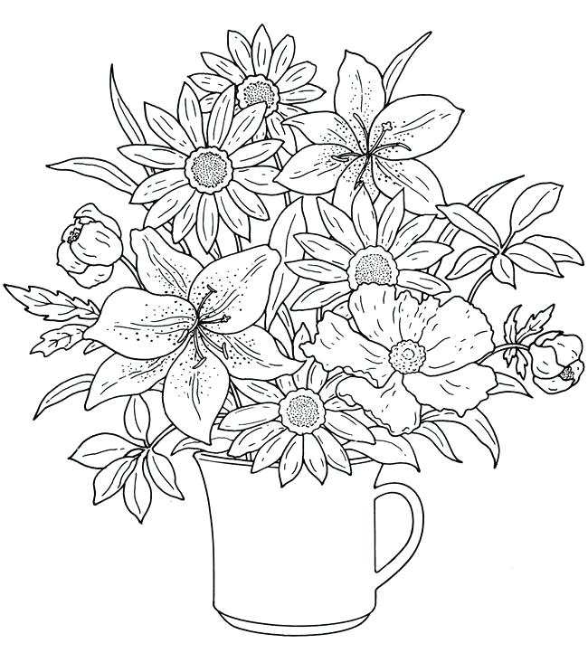 650x722 Coloring Pics Of Flowers Science Experiment Flowers Colored